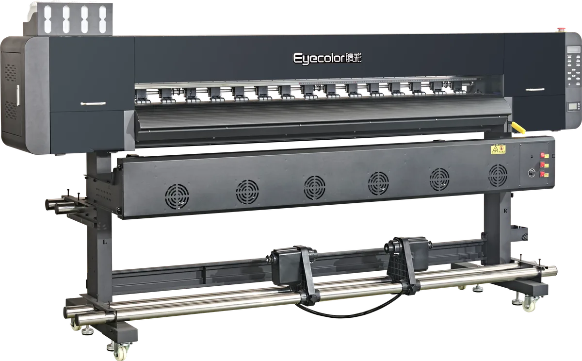 ES 1800 Dual Head eco-solvent printer for printing on Car wrap film and PP film