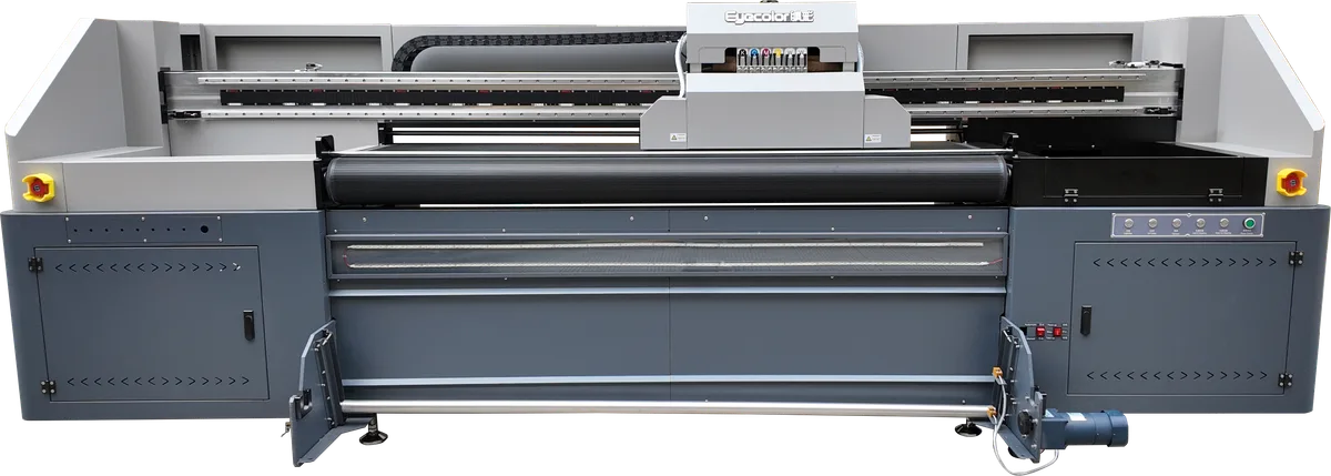 H1800G uv hybrid printer for printing on Wallpaper and Backlit film